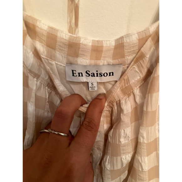 En Saison Pink Checkered Mini Dress - Picture 6 of 10